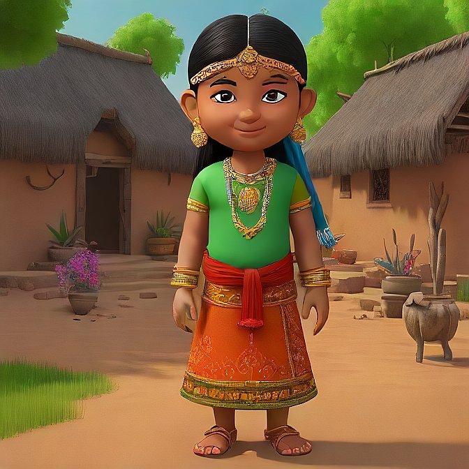 3D cartoon character art